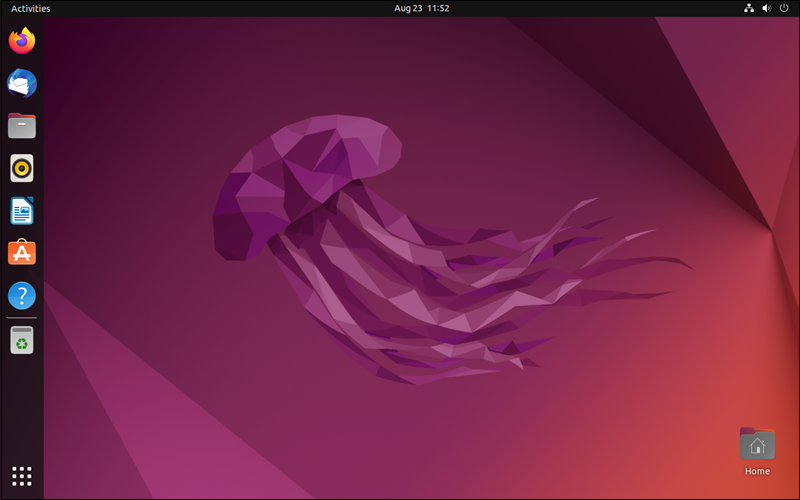 The default Ubuntu desktop.