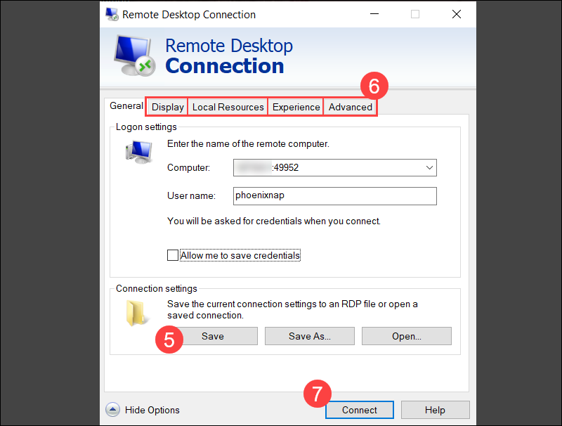 Connect to a remote Ubuntu system from Windows via RDP.