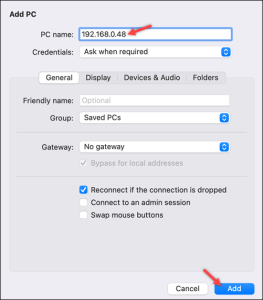 Ubuntu: Remote Desktop Connection from Mac