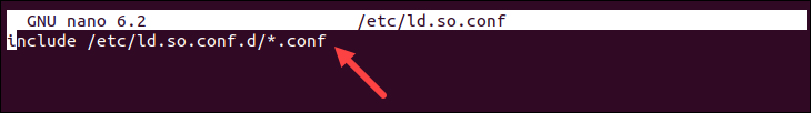 The Linux config file that specifies a list of directories the system can search for dynamic links to executable files.