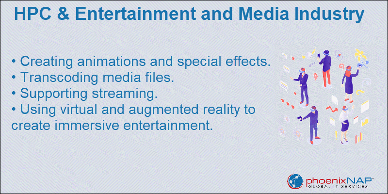 HPC and entertainment and media industry