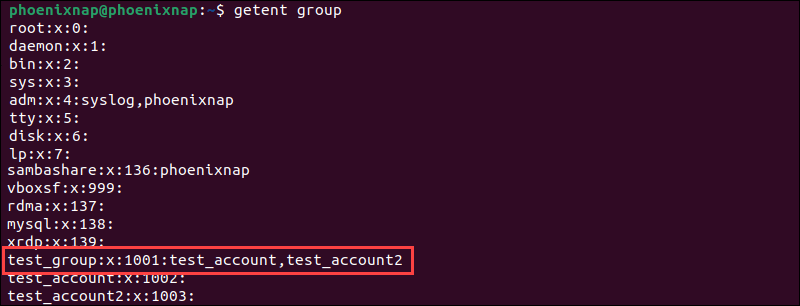 List groups from the Linux group file.