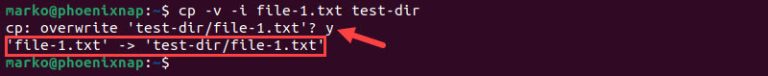 cp Command in Linux with Examples