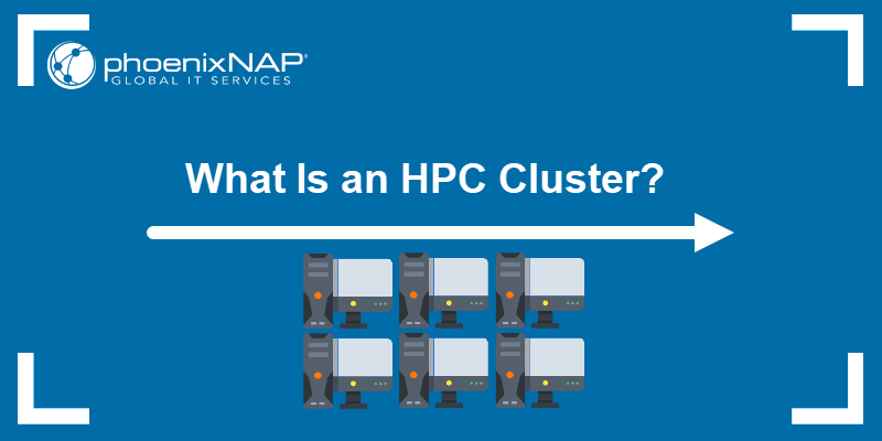 Introductory image to the article "What is an HPC cluster"