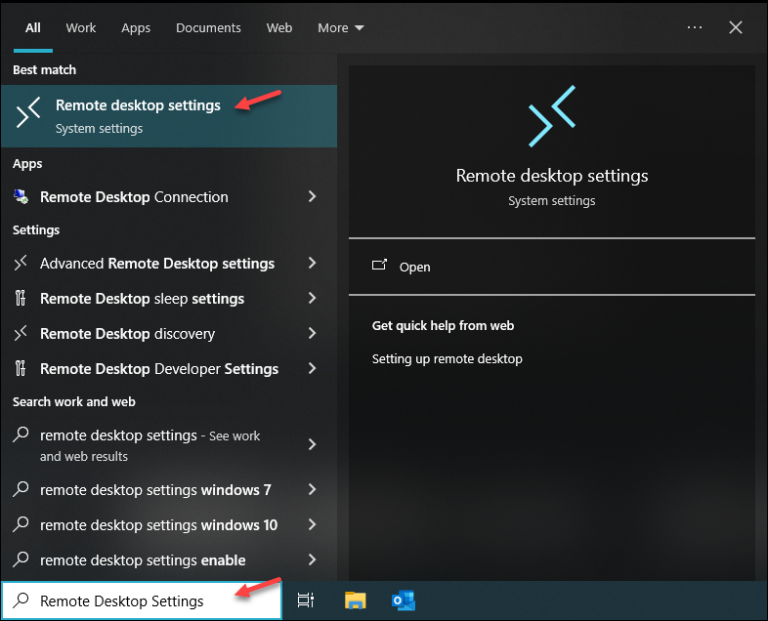 Rdp in windows remote access and management