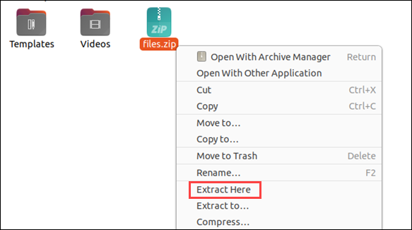 Extracting an archive in Ubuntu via the GUI