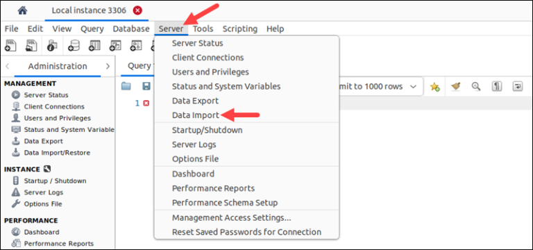 How to Import and Export a MySQL Database