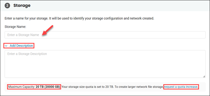 Storage info entry BMC UI