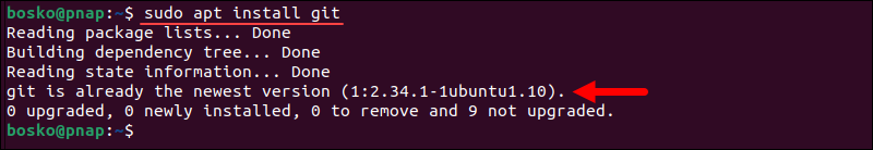 Updating Git on Linux Ubuntu.