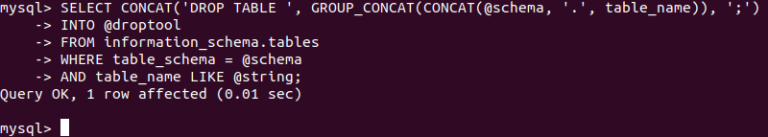 MySQL DROP TABLE Statement: Examples & Options