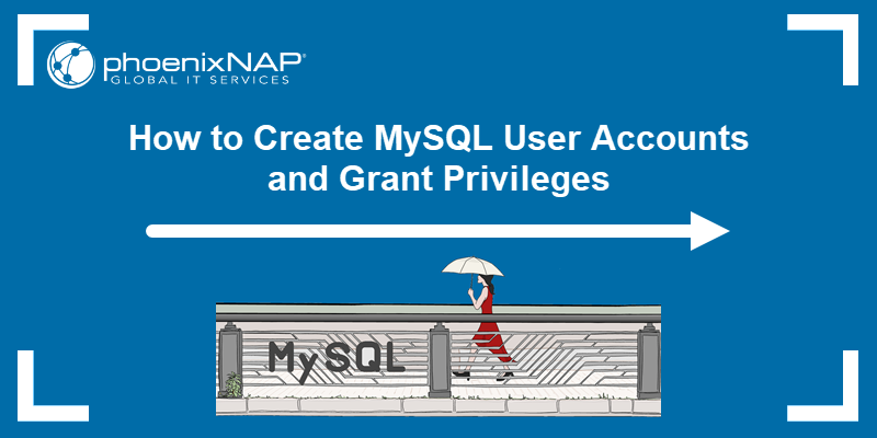 Creating a new MySQL user.