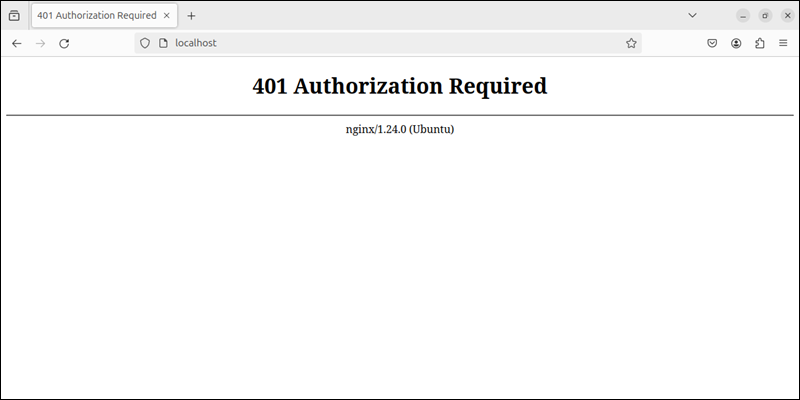 401 nginx authorization required localhost kibana