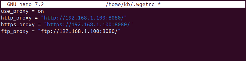 http_proxy https_proxy and ftp_proxy .wgetrc file