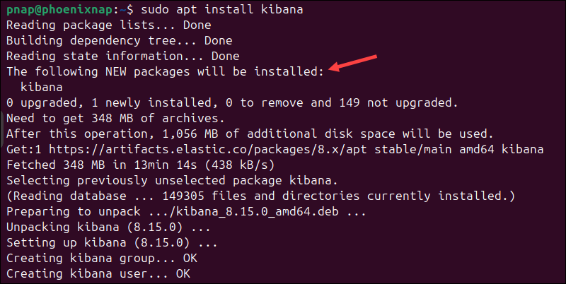 Installing Kibana on Ubuntu.