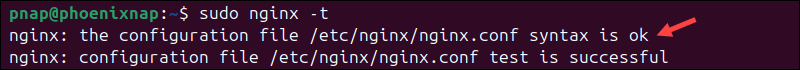 The Nginx Kibana config file syntax test.