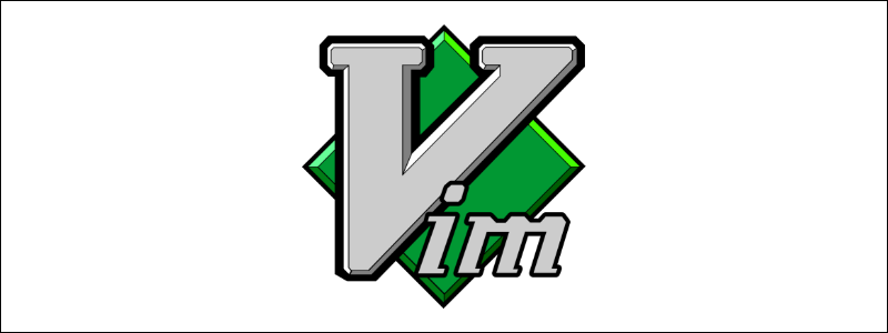 Vim command-line text editor logo.