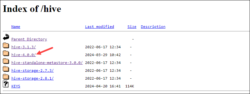 Index of Hive hive-4.0.0 directory