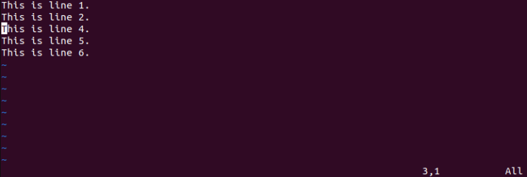 How to Delete Lines in Vim