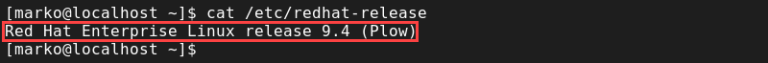 How to Check Red Hat (RHEL) Version Installed