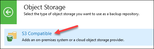 S3 compatible object storage