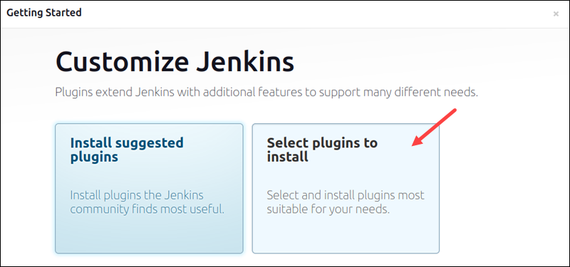 The Customize Jenkins window.