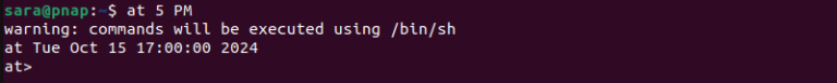 How to Use the Linux at Command {10 Examples}