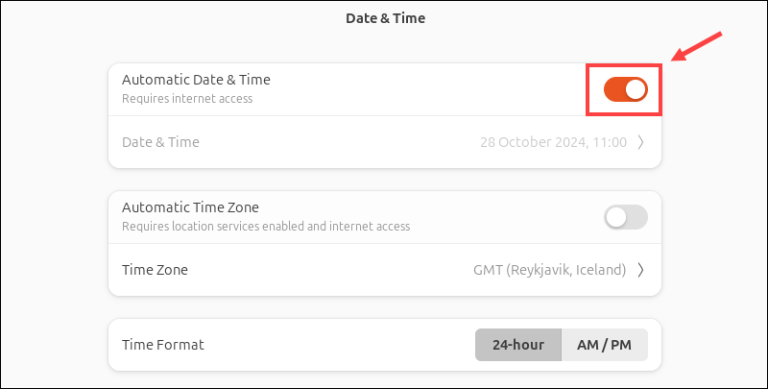 How to Set or Change Time, Date, and Timezone in Ubuntu