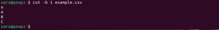 Linux cut Command: Syntax, Options, Examples