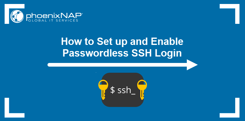 How to set up and enable passwordless SSH login.