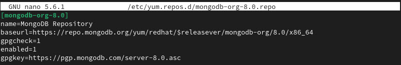 mongodb-org-8.repo file contents