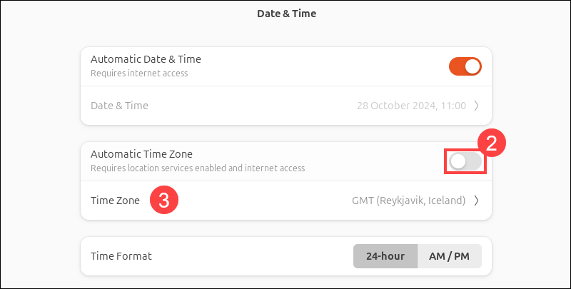 Setting timezone to UTC in Ubuntu.