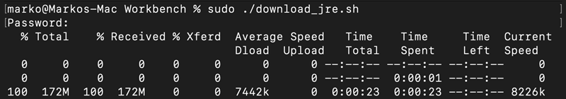 sudo download_jre.sh script mac output