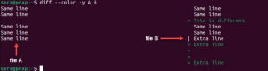 How to Use diff --color to Change the Color of the Output