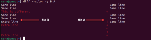 How to Use diff --color to Change the Color of the Output