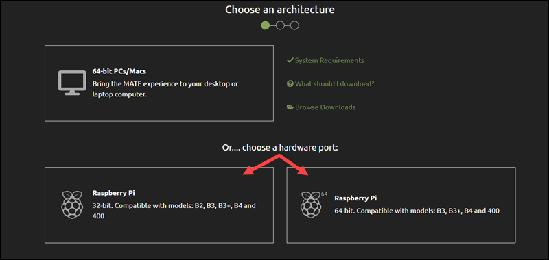 Ubuntu MATE downloads page