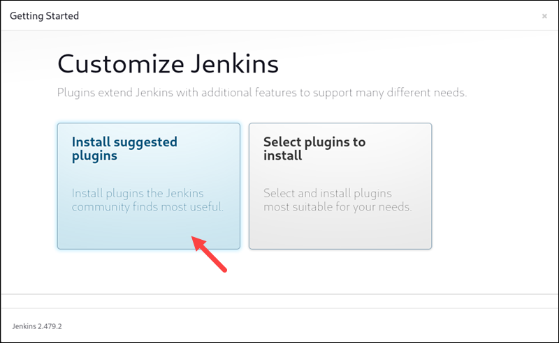 Install Jenkins plugins.