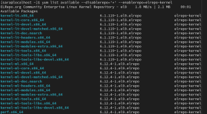 Kernel List How to Upgrade the Linux Kernel on CentOS and Rocky Linux