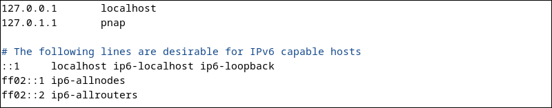 change Debian hostname in /etc/hosts file in Vim terminal output