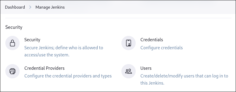 Securing Jenkins after installation.