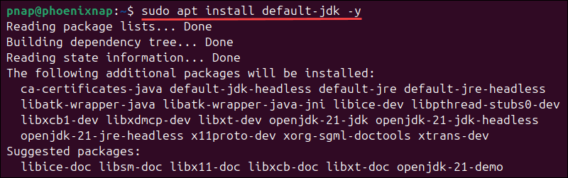 Installing OpenJDK on Ubuntu.