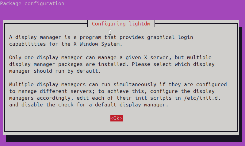 Choosing display manager to run by default