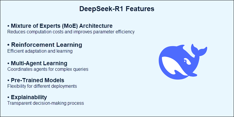 Deepseek-R1 features