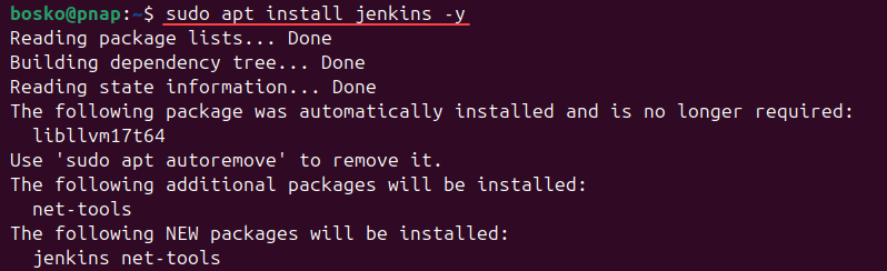 Installing Jenkins on Ubuntu.