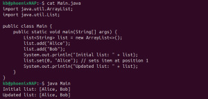 Java List Interface: Definition, Usage, Examples | phoenixNAP KB