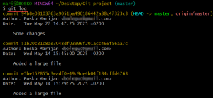 git log: How to View Commit History