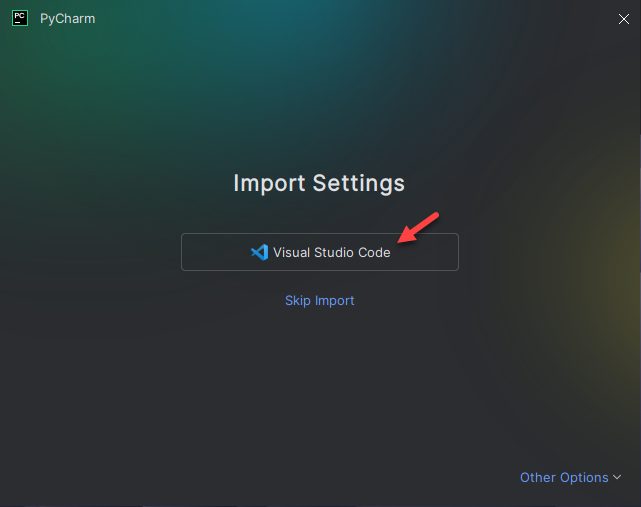 Import settings Visual Studio Code