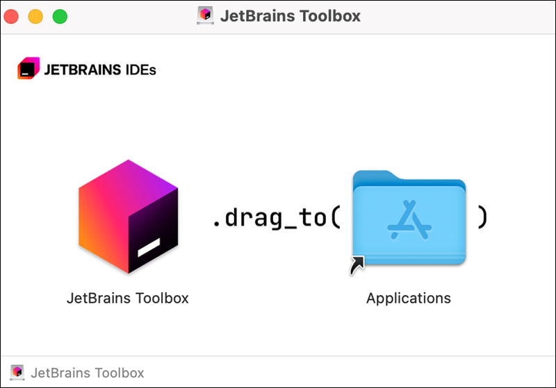 JetBrains Toolbox Applications folder