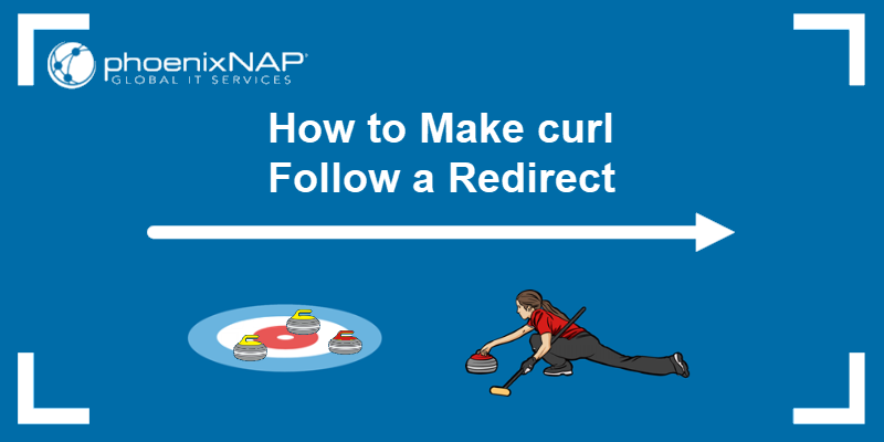 Following redirects with curl.