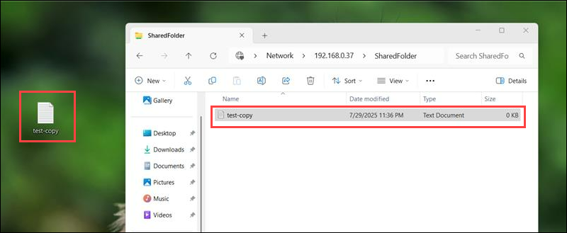 File transfered via SMB session