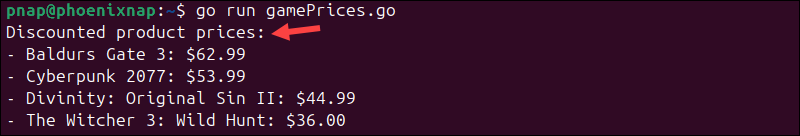 Iterating maps in Go.